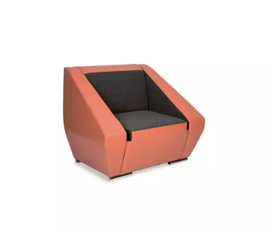 Oranger Luxus Sessel arbeitszimmer Polstermöbel Designer Bürosessel
