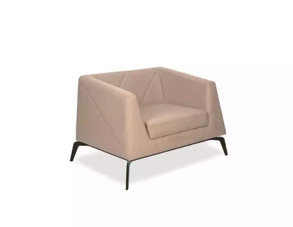 Beiger Luxus Sessel Büromöbel Polstersessel Arbeitszimmermöbel