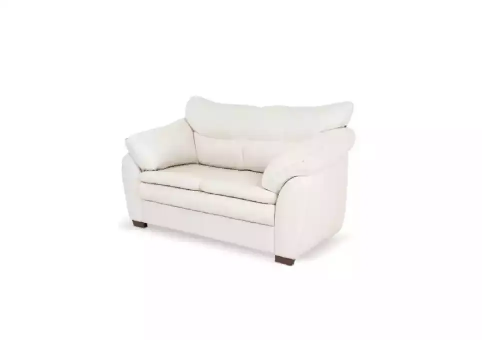 Weiße Designer Zweisitzer Couch Luxus Büromöbel Polstermöbel Modern