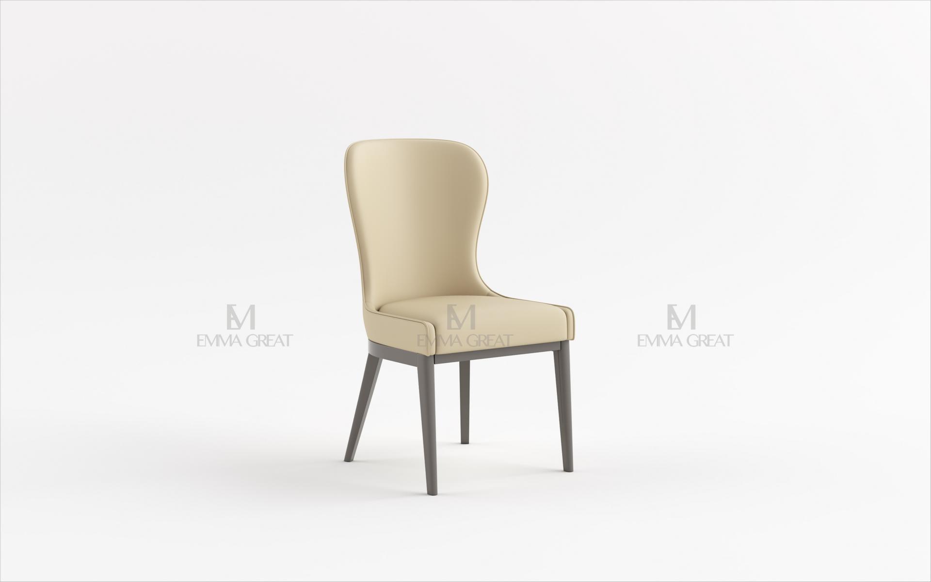 Ess Zimmer 1x Stuhl Echt Stühle Sitz Polster Lehn Designer Leder Sessel Modern