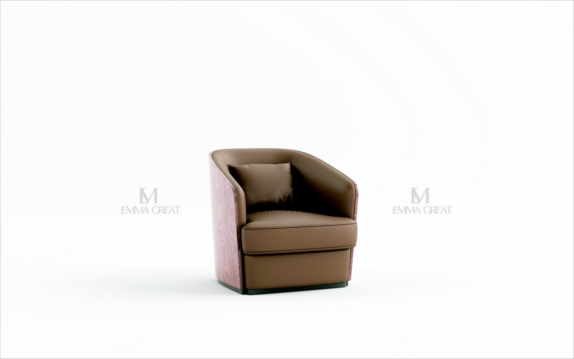 Sessel Club Lounge Design Fernseh Sofa Stuhl Stühle Polster Sitz Möbel Liege Neu