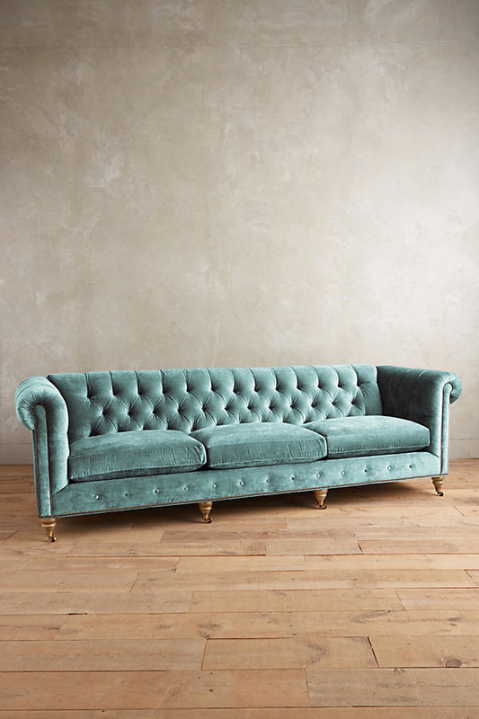 Chesterfield 3 Sitzer Sofa Couch Textil Leder Samt Garnitur Polster Sitz Neu