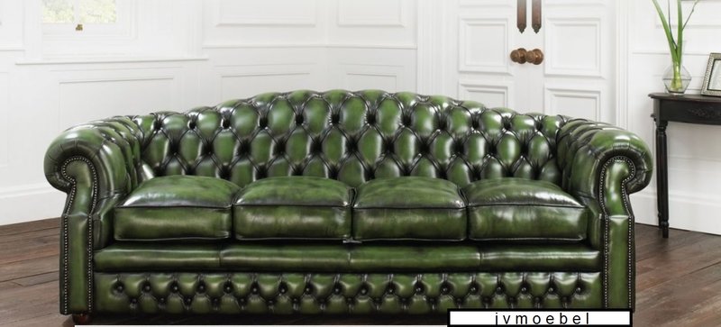 Chesterfield Sofa Couch Leder sofas Big XXL Couch Garnitur 4 Sitzer