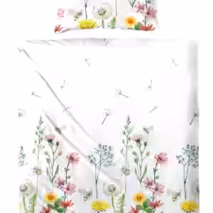 Primera Renforce Bettwäsche 155x220 Blumenwiese Klee Hummel Löwenzahn 123105-51 EAN:4002895199827