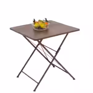 Klapptisch MARIANA 70 x 70 cm Metalltisch antik braun EAN:4250983122312