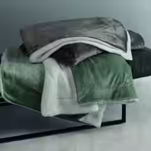 Sympathica Kuscheldecke Wohndecke Wendedecke Teddy 150x200 cm salbei grün weiß EAN:4255575424492