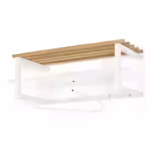 Garderobe Wandgarderobe MARCO Metall Weiß mit Hutablage von Spinder EAN:8712077102472