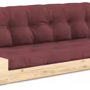 Schlafsofa Ausziehsofa BASE mit Seitenkästen Kiefer massiv lackiert