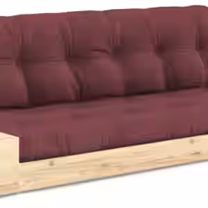 Schlafsofa Ausziehsofa BASE mit Seitenkästen Kiefer massiv lackiert