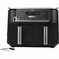 Ninja Foodi MAX Dual Zone Heißluftfritteuse mit digitalem Bratenthermometer AF451EU