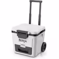 Ninja FrostVault 28L Kühlbox mit Rädern und Trockenzone wolkenweiß FB230EUWH