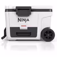 Ninja FrostVault 42L Kühlbox mit Rädern und Trockenzone wolkenweiß FB245EUWH