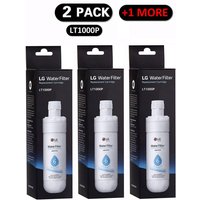 Coocheer - 3er-Pack LT1000P2 Kühlschrank-Ersatzwasserfilter, 6 Monate/200 Gallonen, Weiß.